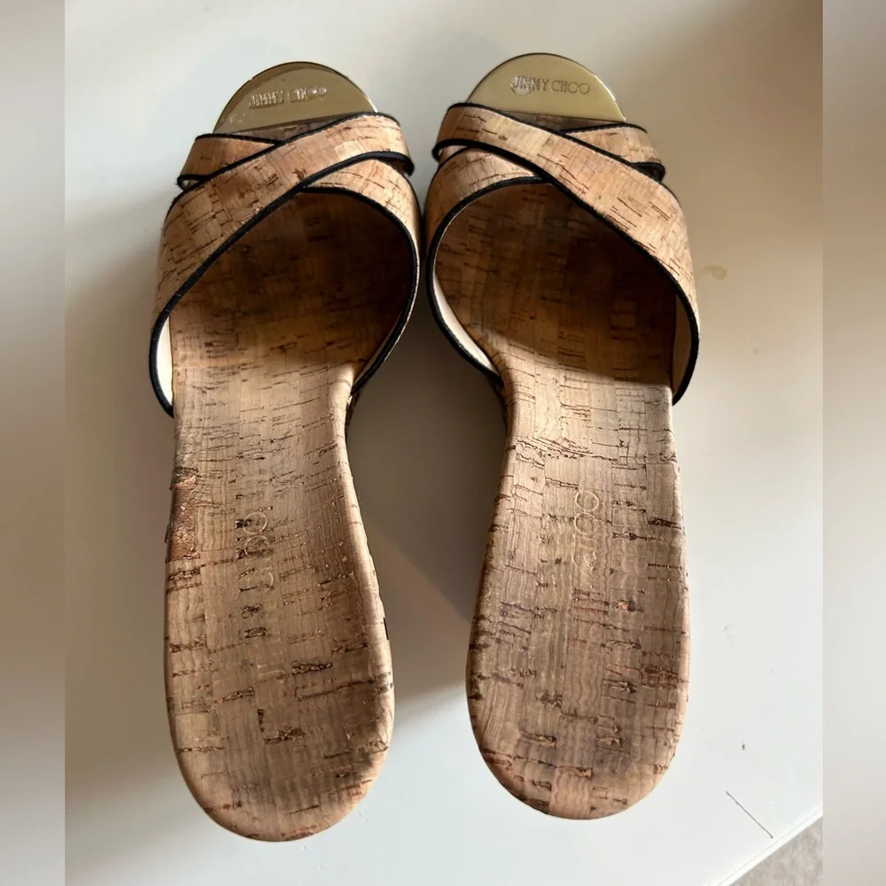 Jimmy Choo cork wedges - Picture 2 of 7